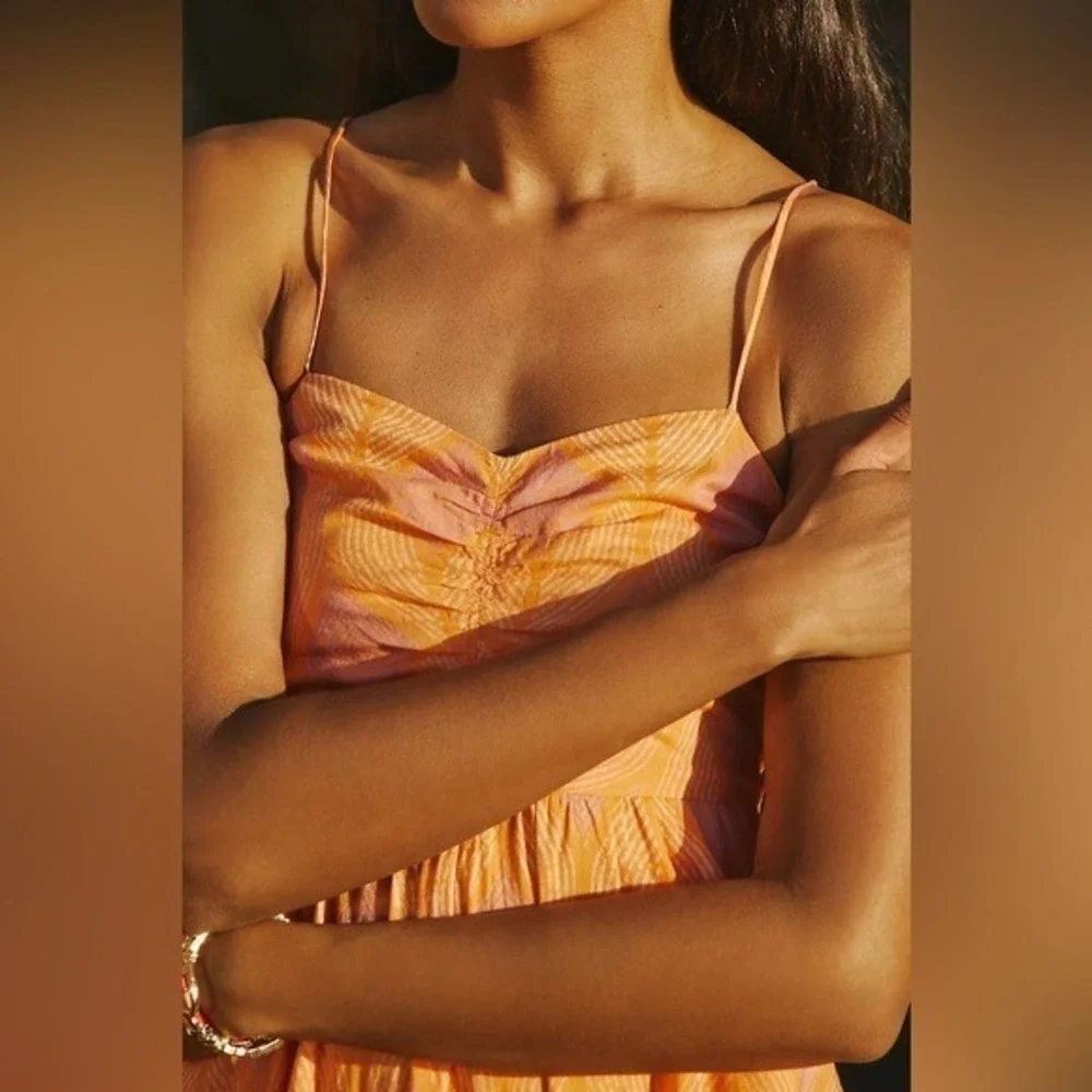 Anthropologie Orange Maxi Dress - Picture 3 of 13